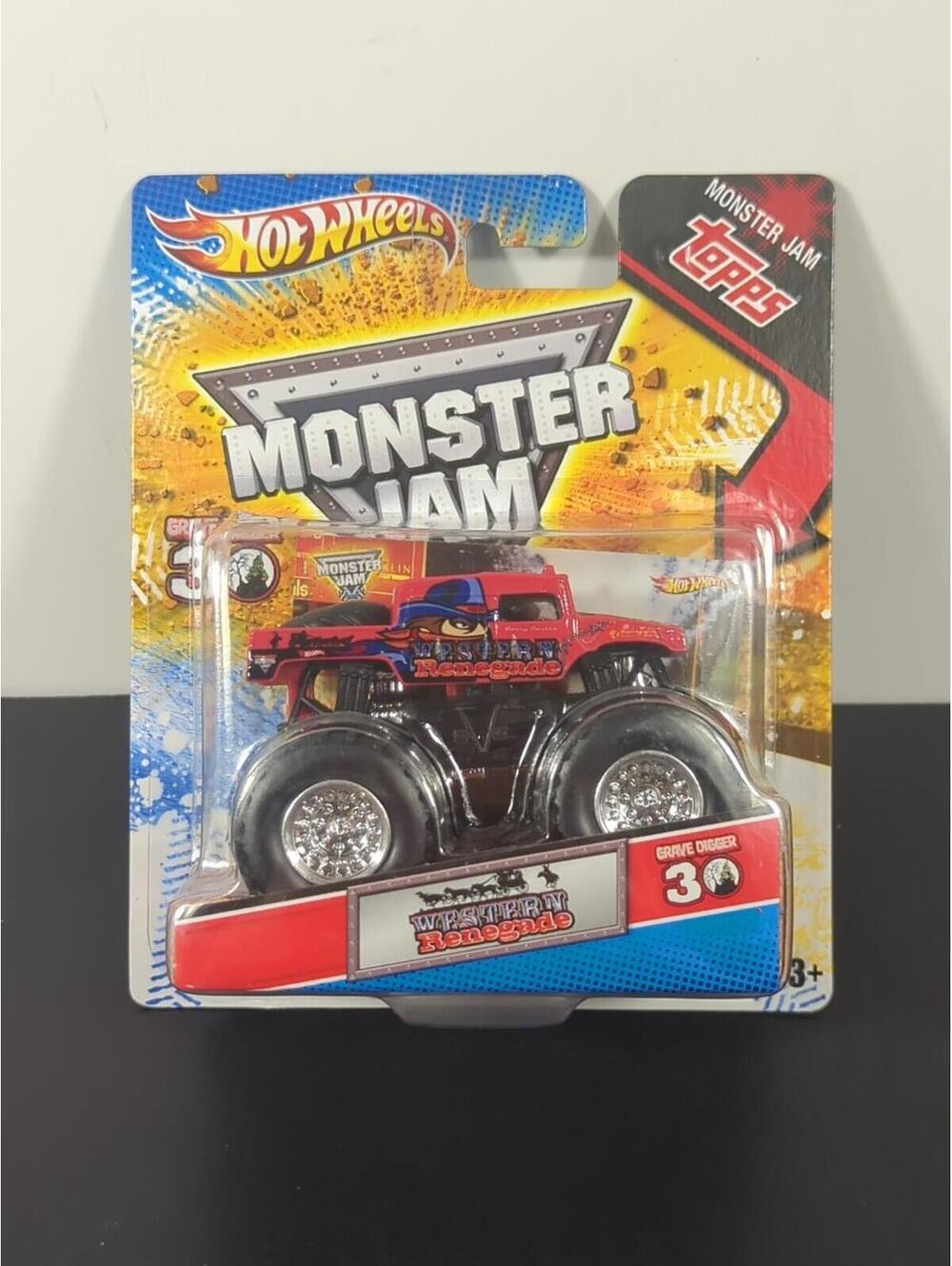 Hot Wheels Monster Jam Western Renegade Topps Card Truck 2010 Mattel